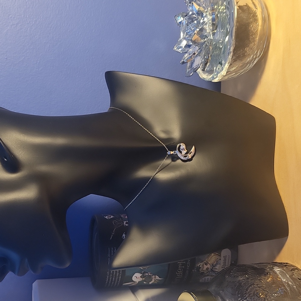 CZ Sterling silver necklace